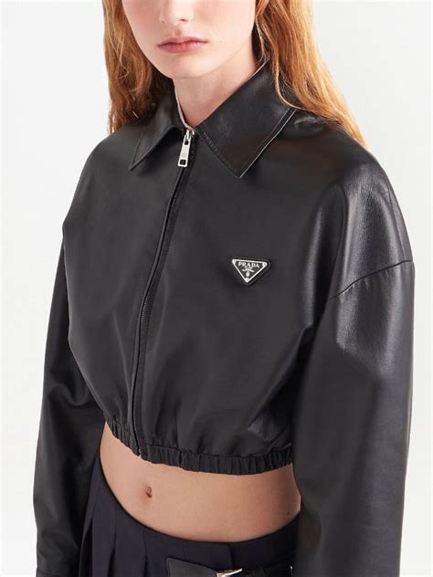 prada leather jacket dupe|prada distressed leather jacket.